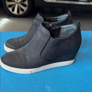 Caslon Wedge Slip-On Sneakers in Black 
8 1/2